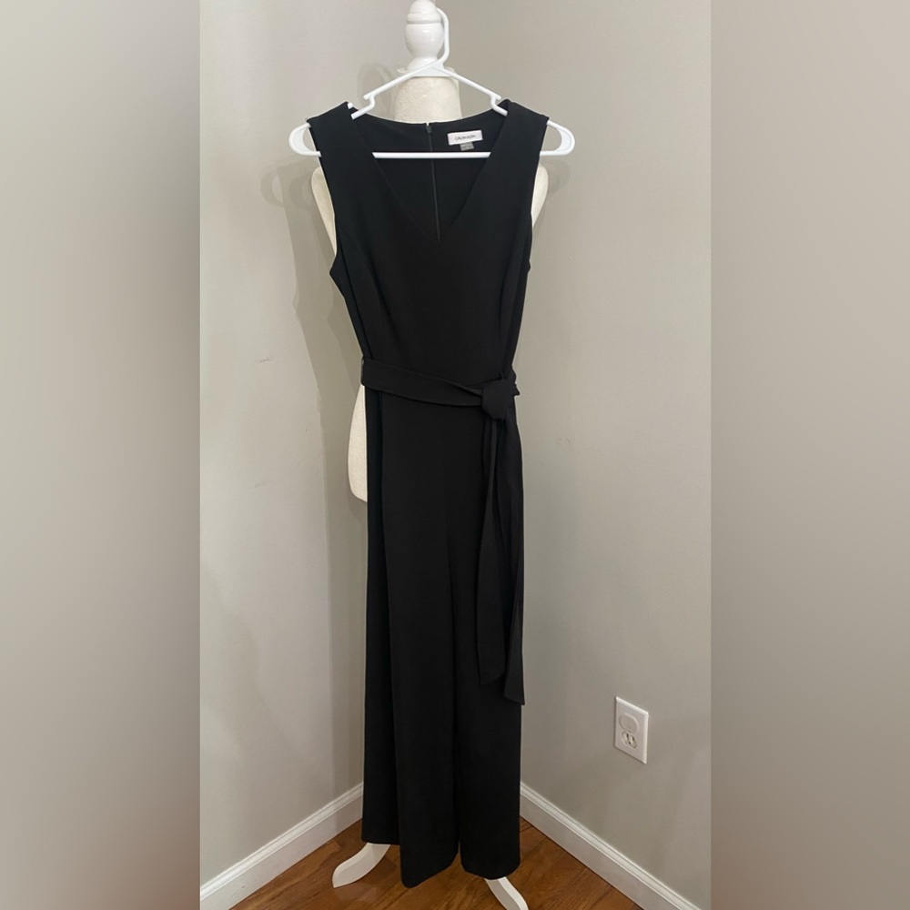 Calvin Klein size 4 black jumpsuit